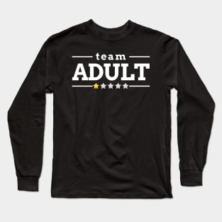 Team Adult - One Star Long Sleeve T-Shirt